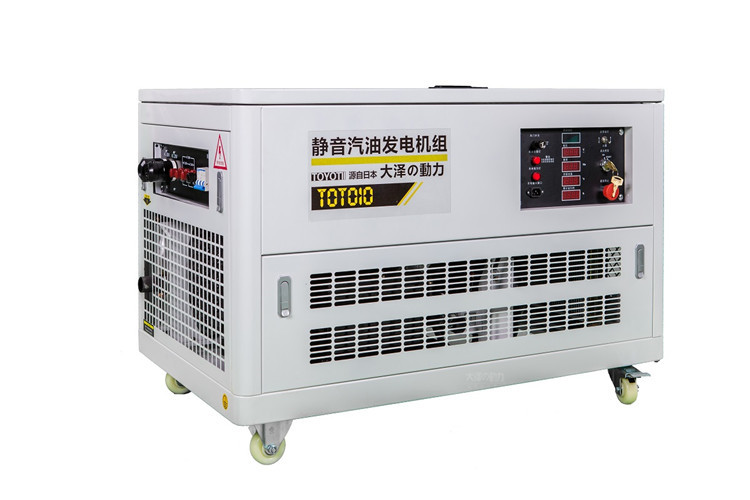 雙杠10kw大澤動(dòng)力汽油發(fā)電機(jī)噪音真的小